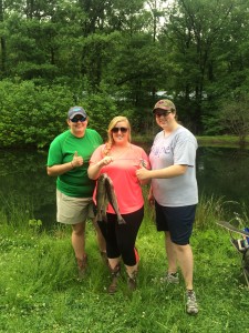 The girls and their fishies