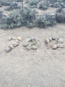 Milestone on the PCT.  2 miles is Kennedy Meadows and the start of the High Sierra's