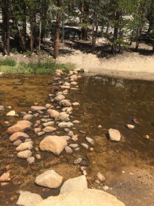 Second stream crossing that is a little bigger than first.  This is Wallace Creek