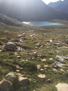 A lake at 11740 feet