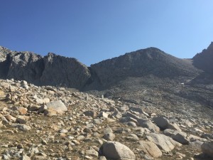 Notch on the left is Foresters Chute.  My destination