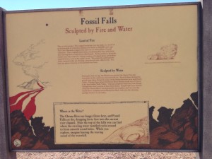 Excursion to find out if the fossil falls are really a waterfall.