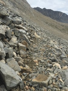 These rocks are just killing my feet.