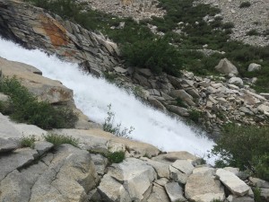 River still raging.  I have a video of this which is amazing but it is too large to upload.  Come visit me and I'll show it to you