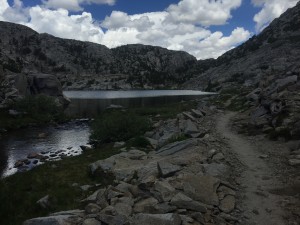 Heart Lake just below Selden Pass