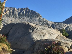 Donahue Peak.  The pass goes just by the left side of the peak.  I thought it was going right... got faked out