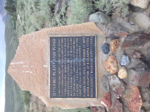 Signs tell so much. Electricity generated for the gold mines .