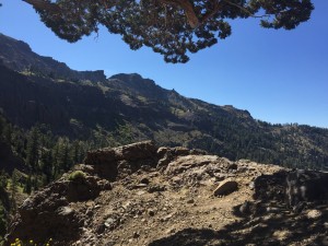 A picture from under that Bristle Cone tree across the valley.  I just found it darn pretty