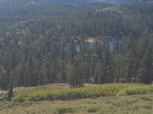 Upper Kinney Lake in the distance