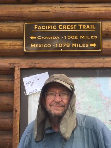 Mileage marker at Carson Pass Visitor Center.  Looks like I only have 1582 miles to go!!