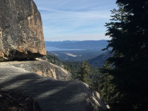 First Glimpse of Lake Tahoe