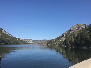 Lake Echo.  Towards the far end of the lake there are some very nice homes build right on the  lake and the only way to get to them is via a boat