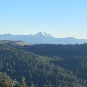 Thought I was looking at Mount Shasta but turns out it is Lassen Peak